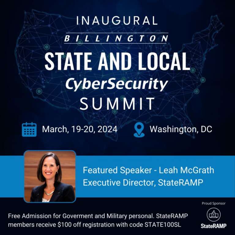 Inaugural Billington State and Local Cybersecurity Summit StateRAMP